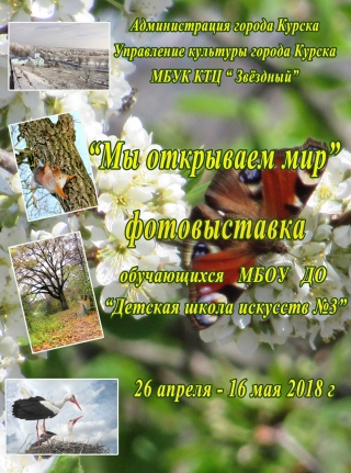Открытие выставки юных фотографов МБОУ ДО ДШИ № 3 &laquo;Мы открываем мир&raquo;
