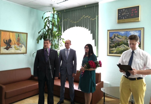 Открытие выставки В.В. Мазаевой