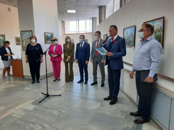 Торжественная церемония подведения итогов X Курского международного пленэра &laquo;Курск &ndash; соловьиного края столица&raquo;.